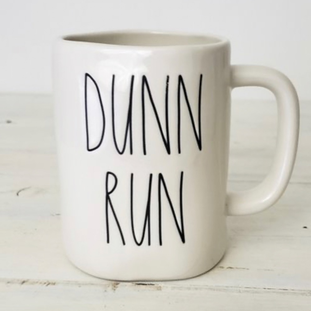 Rae Dunn Mug Coffee Cup Dunn Run Brand New